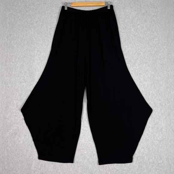 Bryn Walker Black Siro Rayon Spandex Hamish Pant Size Medium - Picture 1 of 12